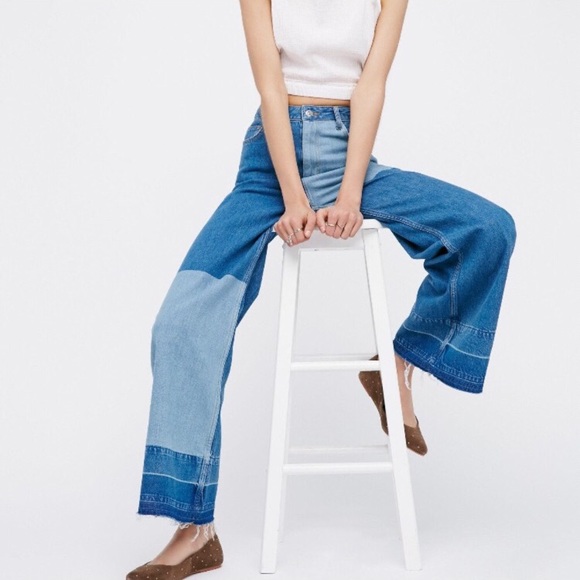 NWT Free People Flare Jeans - Picture 2 of 2